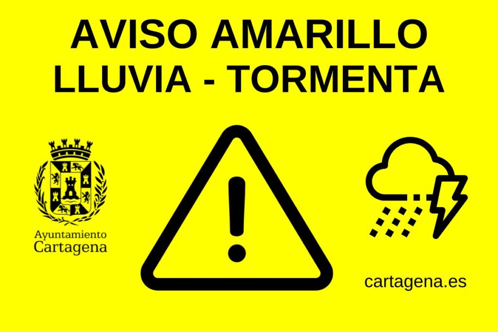 ALERTA AMARILLA POR LLUVIAS